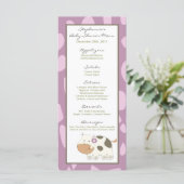 25枚のメニューカードJacanaの女の子のジャングルの動物園動物 メニュー (スタンド正面)