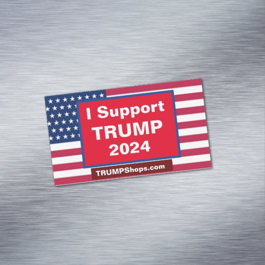 25枚の磁気カードのTRUMP 2024パックをサポート マグネット名刺 (インサイチュ)