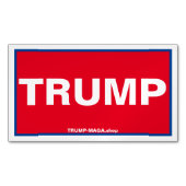 25枚の赤と青の磁気カード マグネット名刺 (正面)