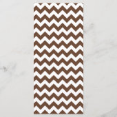 25枚メニューカード茶色のオレンジ色の山形の名前フォーカス メニュー (裏面)