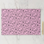 25枚 ハニービー 花柄 パステルピンク ラッピング ペーパーパッド (インサイチュ)