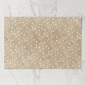 25枚 ベビーズブレス おしゃれ ボヘミアンスタイル 結婚式 ラッピング ペーパーパッド (正面)