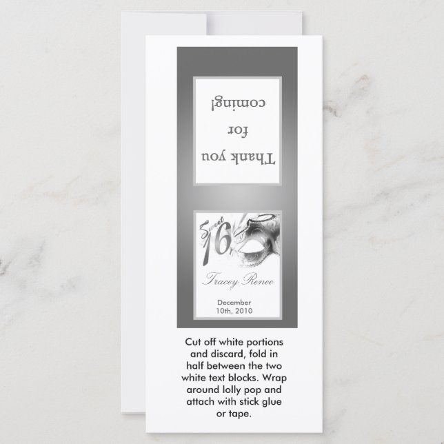 25棒つきキャンデートッパー甘い16シルバーホワイトパーティー (正面)