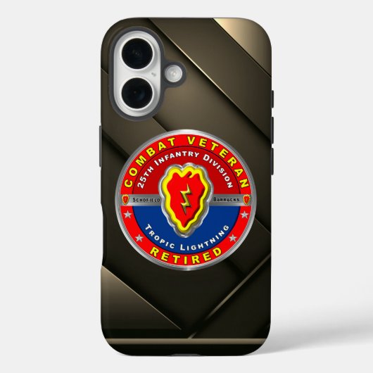 25歩兵師団退役軍人 Case-Mate iPhoneケース (裏面)