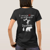 25歳に戻りたい - IWTB25A Tシャツ (裏面)