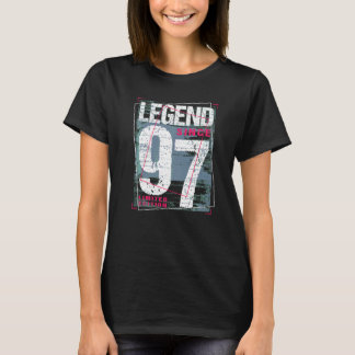 25歳のレトロな1997年の25歳の誕生日お祝いグッズ Tシャツ
