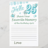 25歳の誕生日お気に入りの誕生日ギルの記憶 (正面)