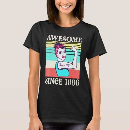 25歳の誕生日をお祝い 1996 ビンテージ - 25歳の誕生日 Tシャツ (正面)