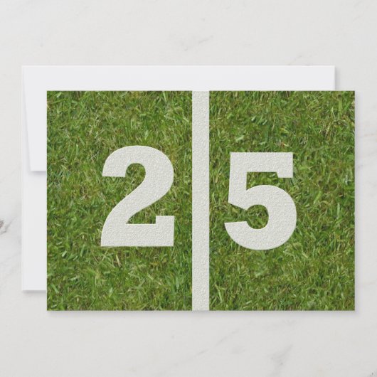 25歳の誕生日パーティー！ 招待状 (正面)