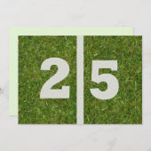 25歳の誕生日パーティー！ 招待状 (正面/裏面)