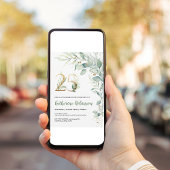 25歳の誕生日招待状（大人の誕生日） 招待状