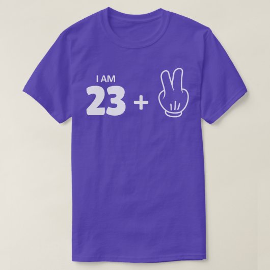 25歳の誕生日2 Tシャツ (デザイン正面)