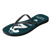 25歳ハッピーバースデーかわいい ビーチサンダル (アングル)