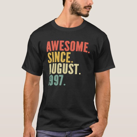 25歳ヴィンテージ伝説1997威厳がある 25日 Tシャツ (正面)