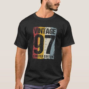 25歳ヴィンテージ1997 25th誕生日装飾 tシャツ