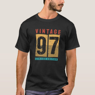 25歳ヴィンテージ1997 25th誕生日装飾 tシャツ