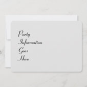 25歳 招待状 (裏面)