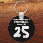 25歳Funnier 24とは キーホルダー (正面)