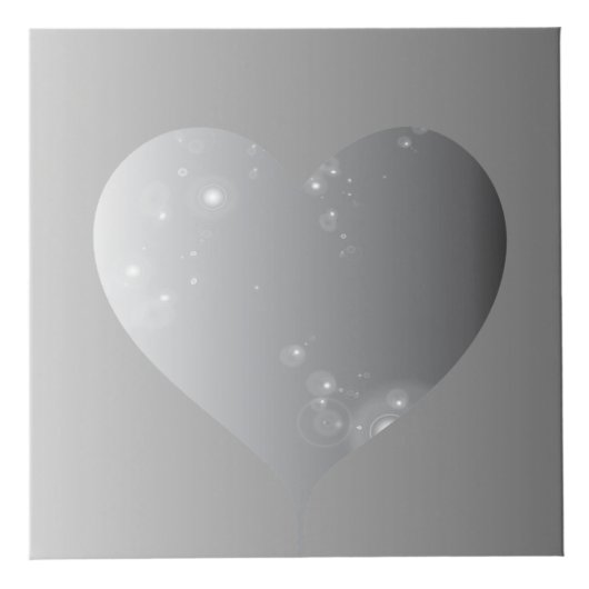 25番目のシルバイグレーのバラハートフレーム4枚 フォトキューブ (右)