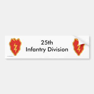 25番目のInf Div b-s バンパーステッカー