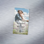 25磁気PHOTO日付を10ドル未満で保存 マグネット名刺 (インサイチュ)