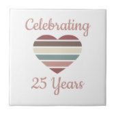 25祝周年結婚 タイル (正面)