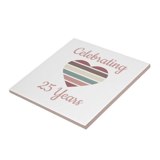 25祝周年結婚 タイル (側面)