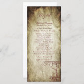 25秋ツリー結婚式 プログラム (正面/裏面)