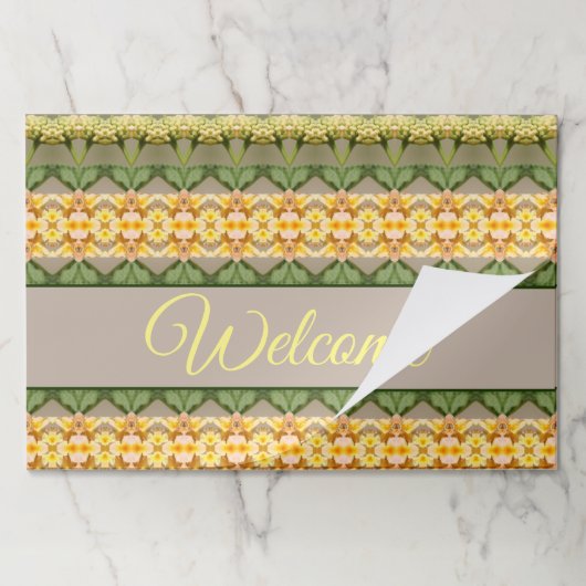 25紙イベントウェルカムランチョンマット ペーパーパッド (折り畳み)