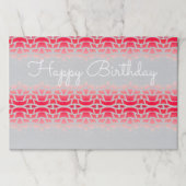 25紙ティアウェイデザイナー誕生日マット ペーパーパッド (正面)