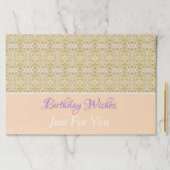 25紙プレイスマットを任意の大事な行事にパーソナライズ ペーパーパッド (インサイチュ)