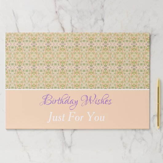 25紙プレイスマットを任意の大事な行事にパーソナライズ ペーパーパッド (インサイチュ)