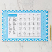 25紙ベビーシャワーランチョンマット ペーパーパッド (インサイチュ)