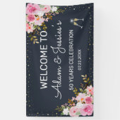 25素朴日結婚シャンパンバックドロップ 横断幕 (縦)