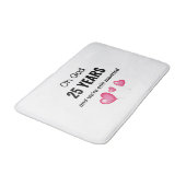 25結婚周年おもしろい記念品 バスマット (アングル)