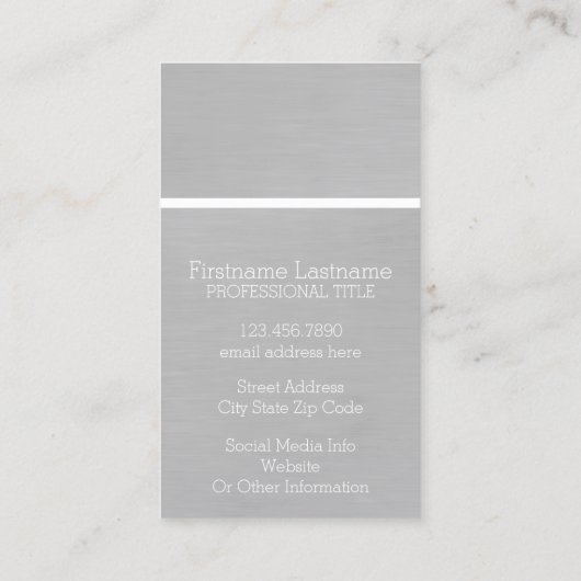 25結婚周年パーソナライズされた 名刺 (裏面)