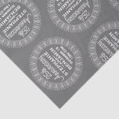 25結婚周年パーソナライズされた 薄葉紙 (詳細)