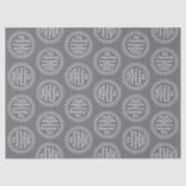 25結婚周年パーソナライズされた 薄葉紙 (正面)