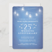 25結婚周年記念灯 招待状 (正面)