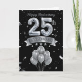 25結婚周年 カード (正面)