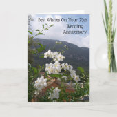 25結婚周年 カード (正面)