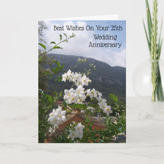 25結婚周年 カード (正面)