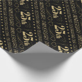 25結婚周年 ラッピングペーパー (角)