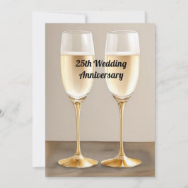 25結婚周年 招待状