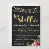 25結婚周年、私たちはまだ記念日を 招待状 (正面)