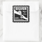 25結婚年シルバー スクエアシール (バッグ)