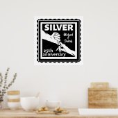 25結婚年シルバー ポスター (キッチン)