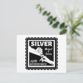 25結婚年シルバー ポストカード (スタンド正面)