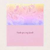 25美しい感謝のパックバラガーデンカード (内部フラット)