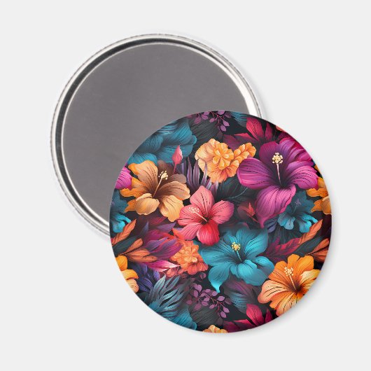 #25花柄 マグネット (正面/裏面)